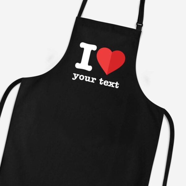 Personalised I Love - Novelty Aprons - Slightly Disturbed - Image 1 of 2