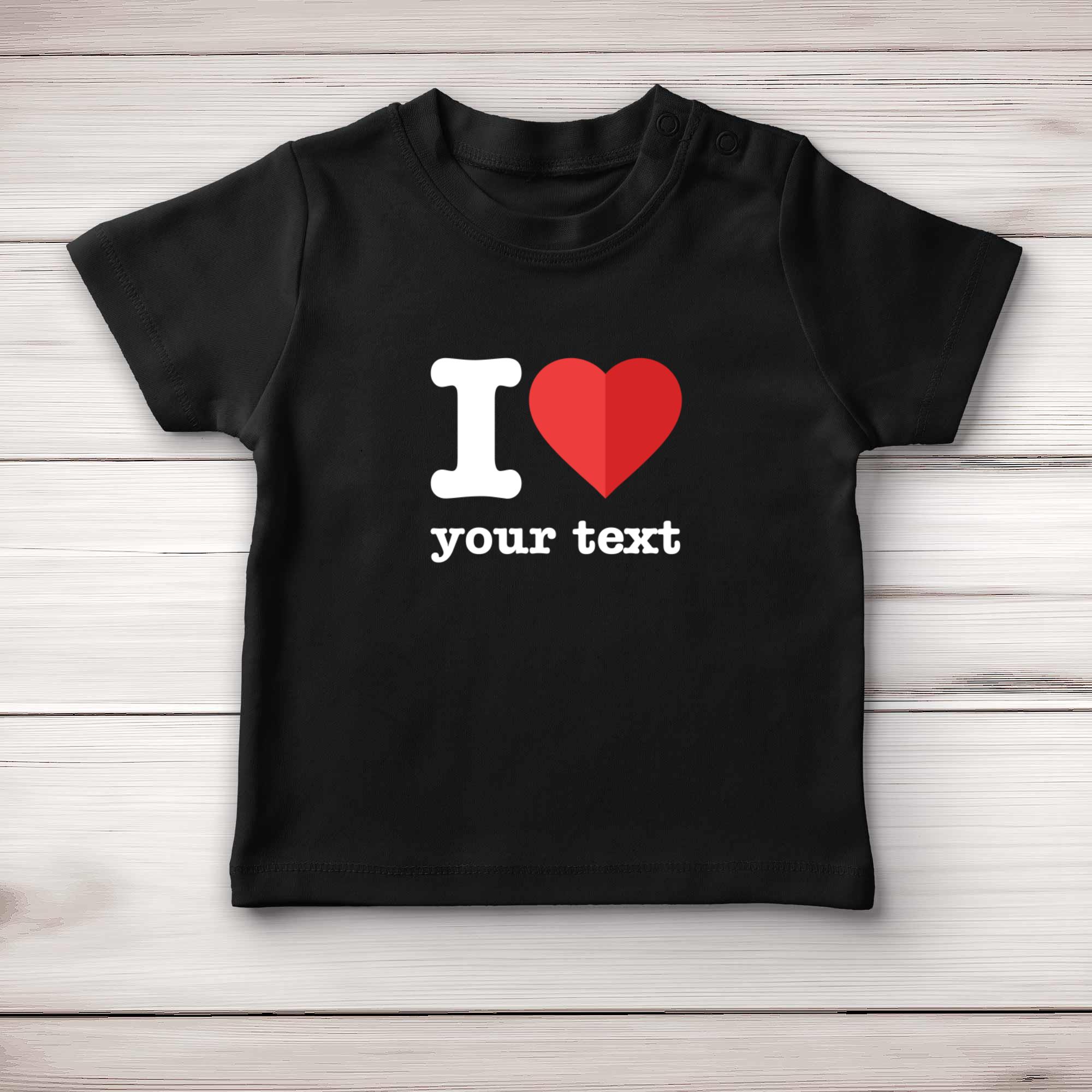 Personalised I Love Baby T-Shirt