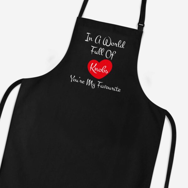 In A World Full Of Knobs - Rude Aprons - Slightly Disturbed - Image 1 of 2