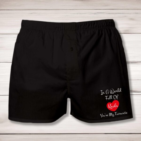 In A World Full Of Knobs - Rude Men's Underwear - Slightly Disturbed - Image 1 of 2