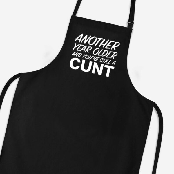 Another Year Older And You're Still A Cunt - Rude Aprons - Slightly Disturbed - Image 1 of 3
