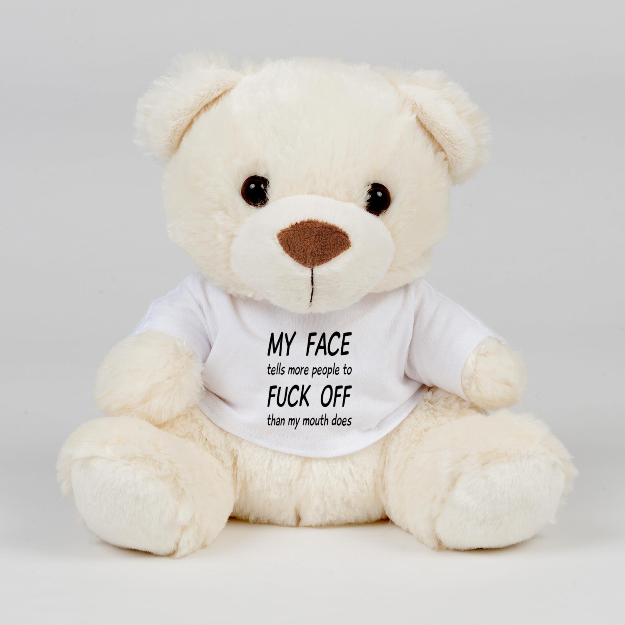 Teddy bear best sale with my face