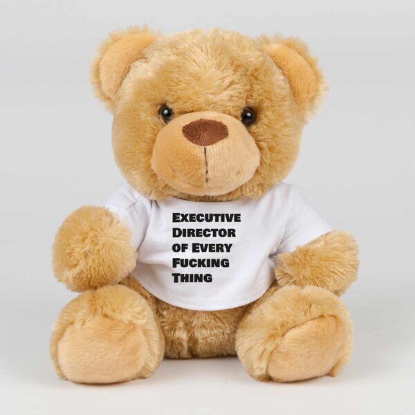 Executive Director of Every Fucking Thing - Rude Swear Bear - Slightly Disturbed - Image 1 of 2