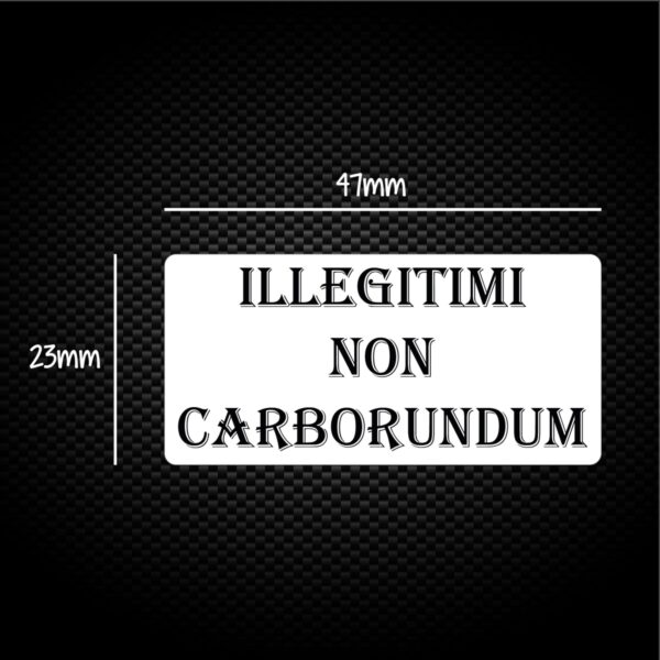 Illegitimi Non Carborundum - Rude Sticker Packs - Slightly Disturbed - Image 1 of 1