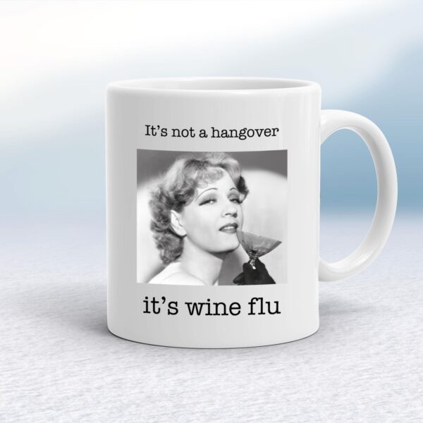 It's Not A Hangover It's Wine Flu - Novelty Mugs - Slightly Disturbed - Image 1 of 14