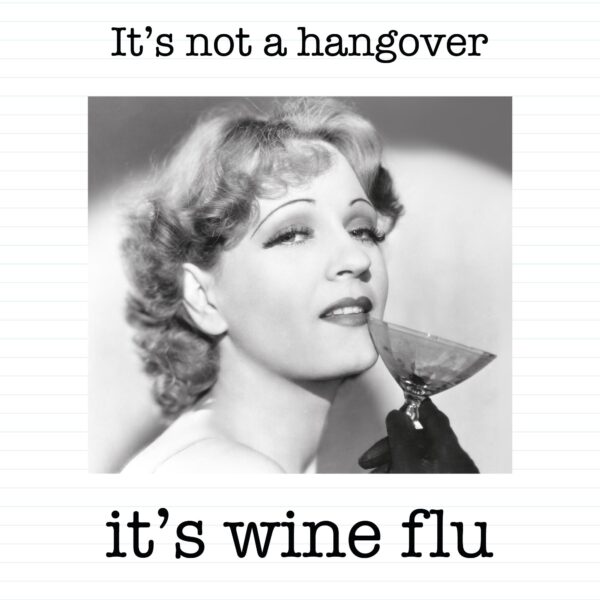 It's Not A Hangover It's Wine Flu