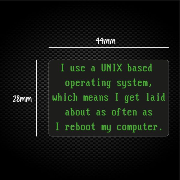 Unix Operating System - Geeky Sticker Packs - Slightly Disturbed - Image 1 of 1