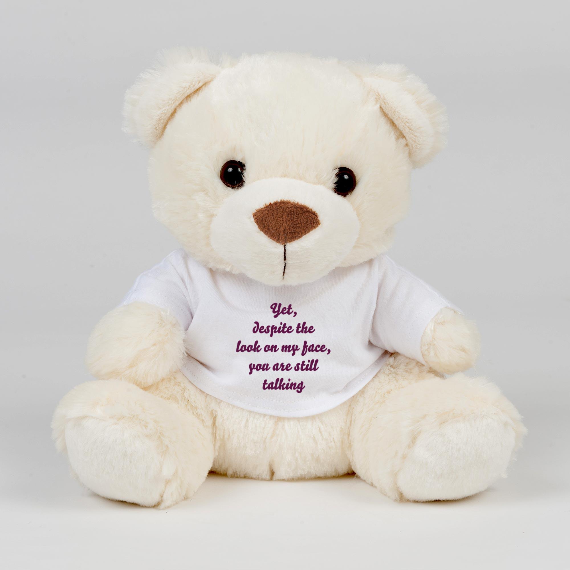 Swear bear cheap talking plush