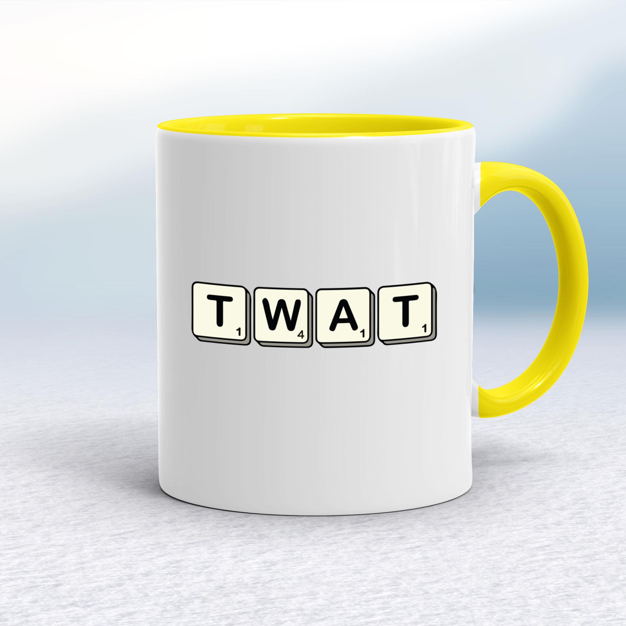 Scrabble Tiles Twat Mug