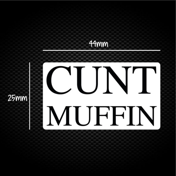 Cunt Muffin - Rude Sticker Packs - Slightly Disturbed - Image 1 of 1