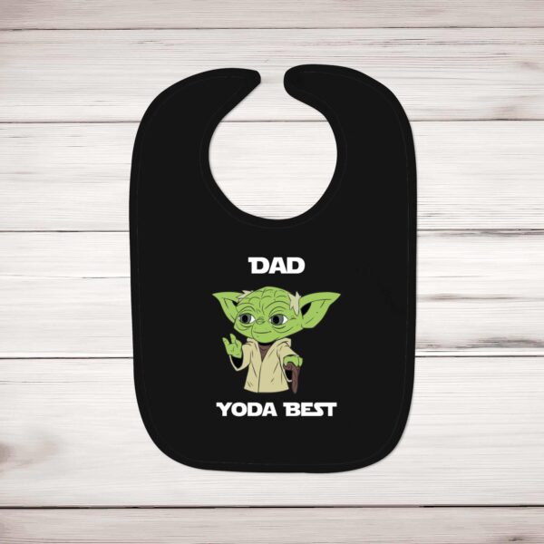 Dad Yoda Best - Geeky Bibs - Slightly Disturbed - Image 2 of 4