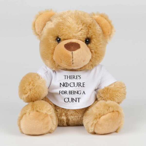 There's No Cure for Being A Cunt - Rude Swear Bear - Slightly Disturbed - Image 1 of 2