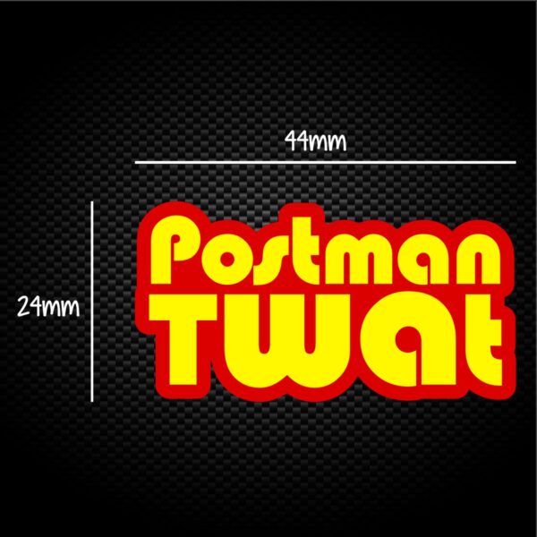 Postman Twat - Rude Sticker Packs - Slightly Disturbed - Image 1 of 1