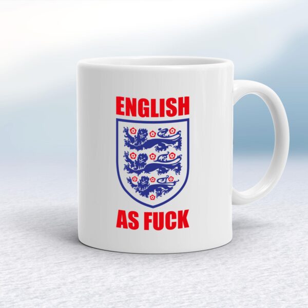 English As Fuck Three Lions - Rude Mugs - Slightly Disturbed - Image 1 of 14