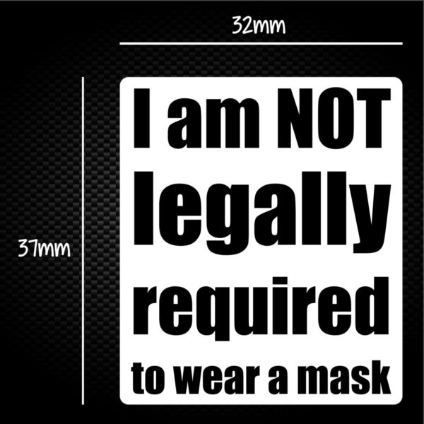 I Am Not Legally Required - Novelty Sticker Packs - Slightly Disturbed - Image 1 of 1