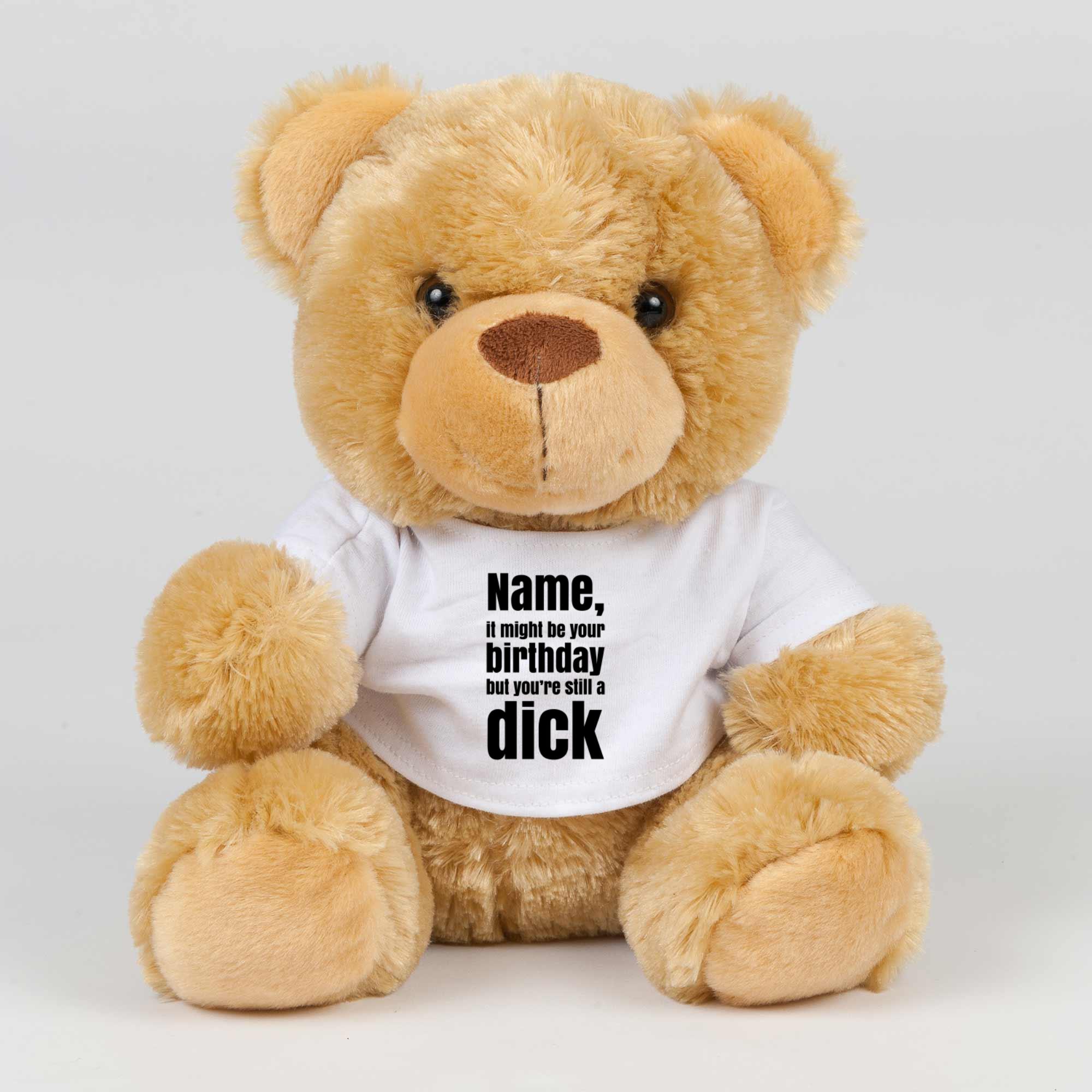 Personalised store birthday bear