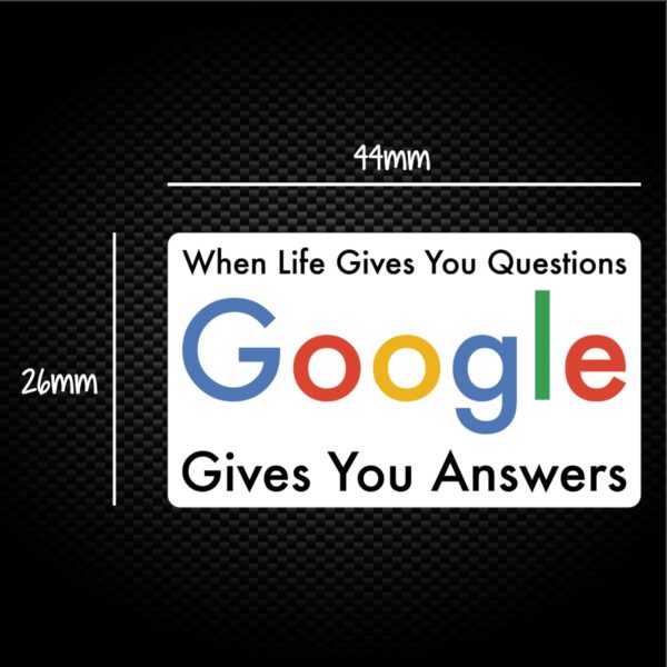 Google Gives You Answers - Geeky Sticker Packs - Slightly Disturbed - Image 1 of 1