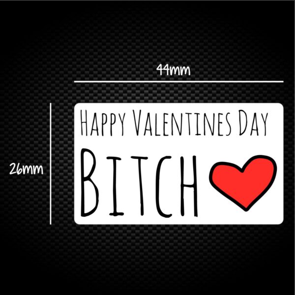 Happy Valentines Day Swearing - Rude Sticker Packs - Slightly Disturbed - Image 1 of 3