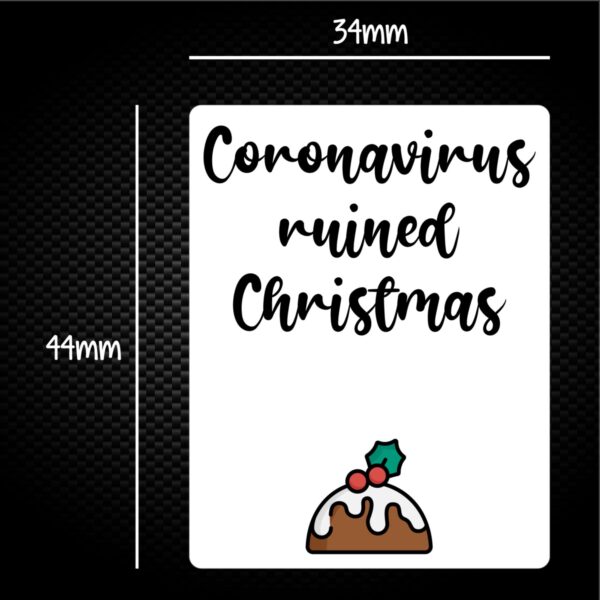 Coronavirus Ruined Christmas - Novelty Sticker Packs - Slightly Disturbed - Image 1 of 1