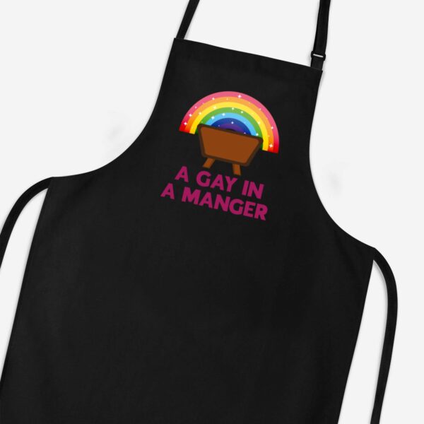 A Gay In A Manger - Rude Aprons - Slightly Disturbed - Image 1 of 3