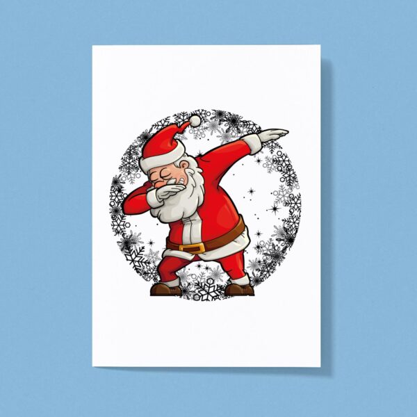 Dabbing Santa - Novelty Greeting Card - Slightly Disturbed - Image 1 of 1