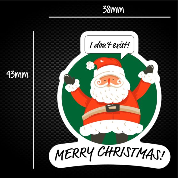 I Don't Exist Merry Christmas - Novelty Sticker Packs - Slightly Disturbed - Image 1 of 1