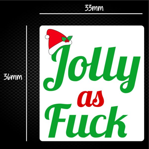Jolly As Fuck - Rude Sticker Packs - Slightly Disturbed - Image 1 of 1