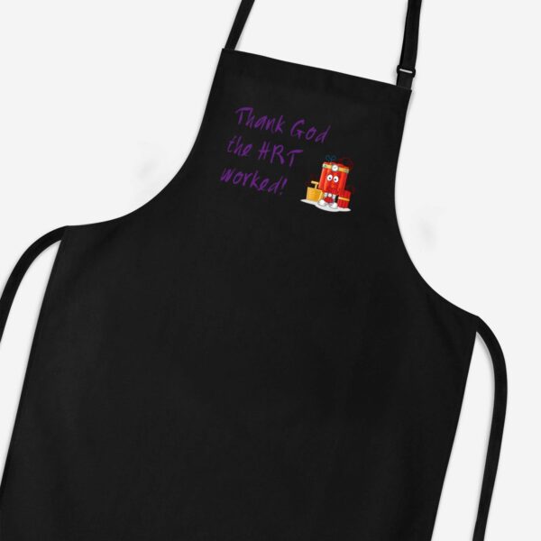 Thank God The HRT Worked - Novelty Aprons - Slightly Disturbed - Image 1 of 2