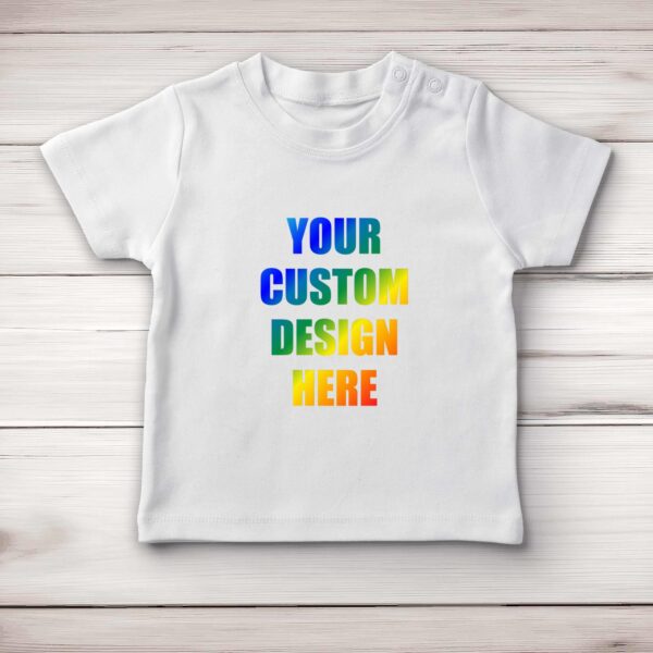 Personalised Design - Novelty Baby T-Shirts - Slightly Disturbed - Image 1 of 4