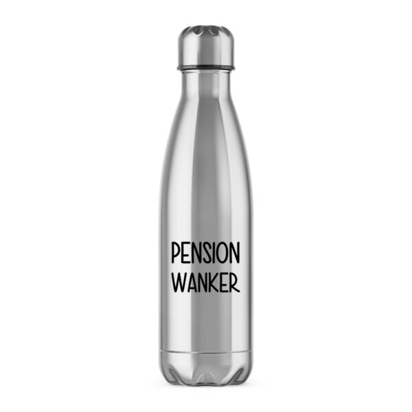 Pension Wanker - Rude Water Bottles - Slightly Disturbed - Image 1 of 4