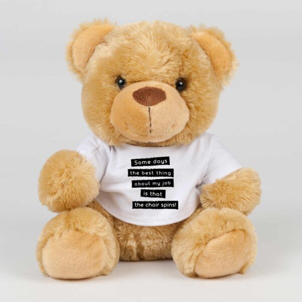 Some Days The Best Thing About My Job - Novelty Swear Bear - Slightly Disturbed - Image 1 of 2