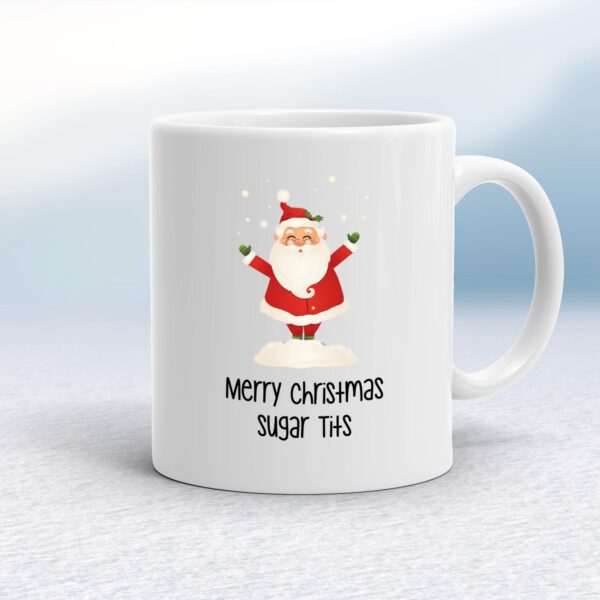Merry Christmas Sugar Tits - Rude Mugs - Slightly Disturbed - Image 1 of 13
