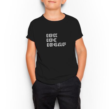 IDGAF - Novelty Kids T-Shirts - Slightly Disturbed - Image 3 of 3
