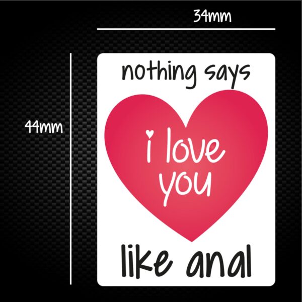 Nothing Says I Love You Like Anal Sticker Pack Slightly Disturbed