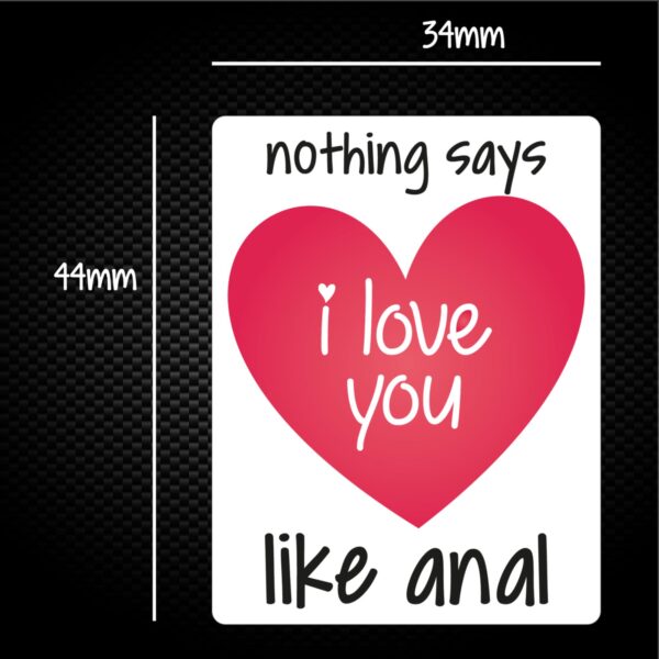 Nothing Says I Love You Like Anal Sticker Pack Slightly Disturbed 