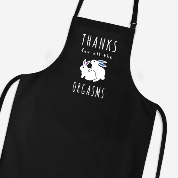 Thanks For All The Orgasms - Rude Aprons - Slightly Disturbed - Image 1 of 3