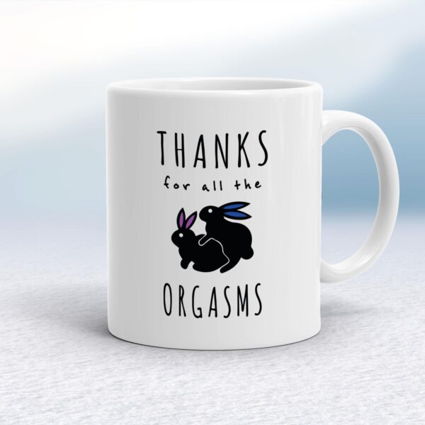 Thanks For All The Orgasms - Rude Mugs - Slightly Disturbed - Image 1 of 14
