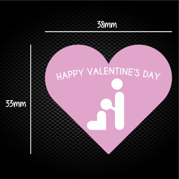 Happy Valentine's Day BJ - Rude Sticker Packs - Slightly Disturbed - Image 1 of 1