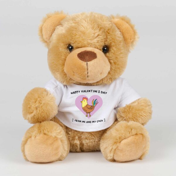Happy Valentine's Day From Me - Rude Swear Bear - Slightly Disturbed - Image 1 of 4