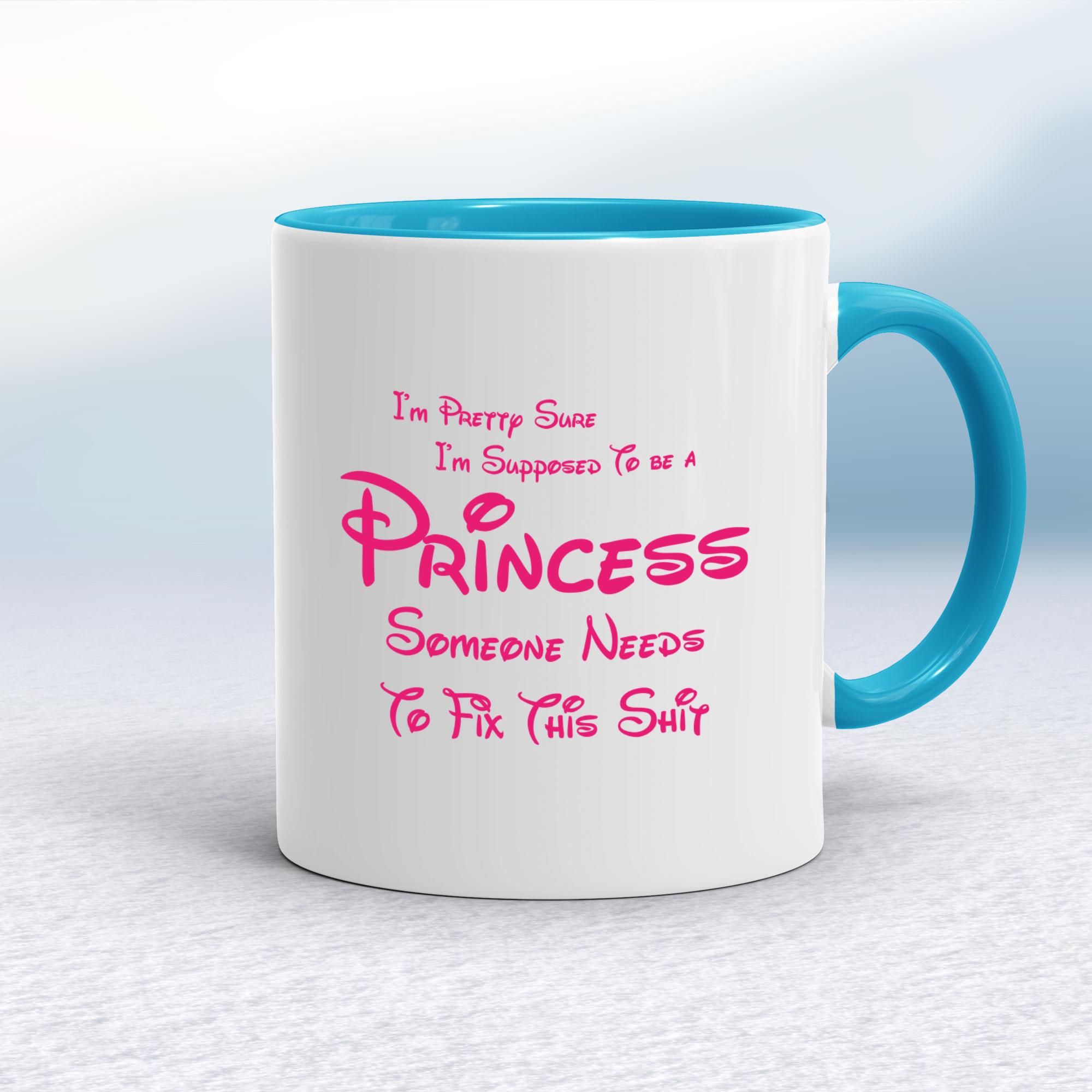 LITTLE PRINCESS MUG, Novelty Quotes Mug, Little Girl Mug, Printed