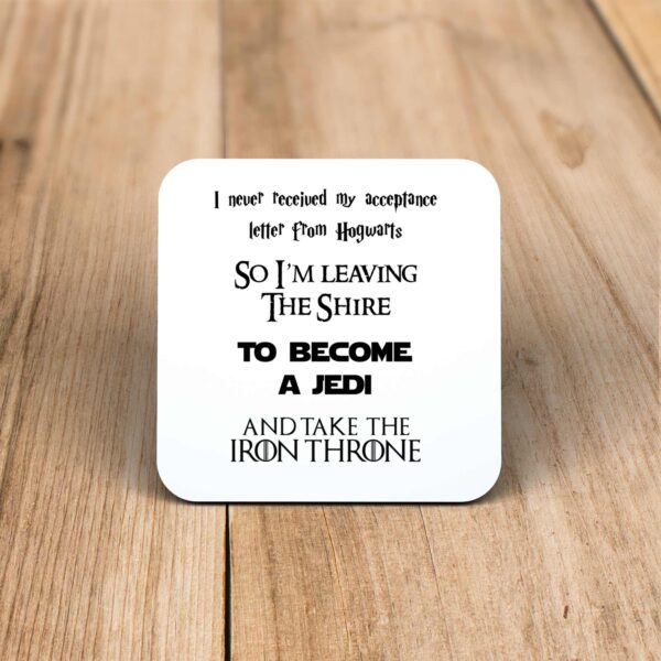Take The Iron Throne - Geeky Coaster - Slightly Disturbed - Image 1 of 1