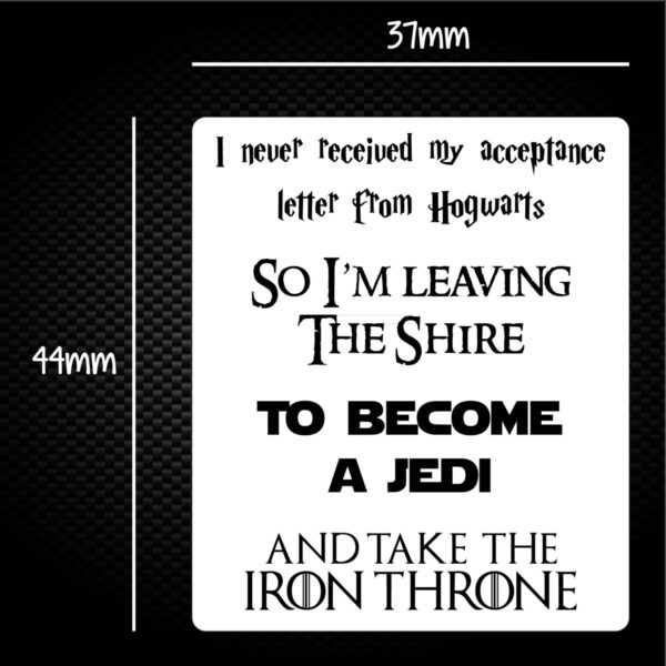 Take The Iron Throne - Geeky Sticker Packs - Slightly Disturbed - Image 1 of 1