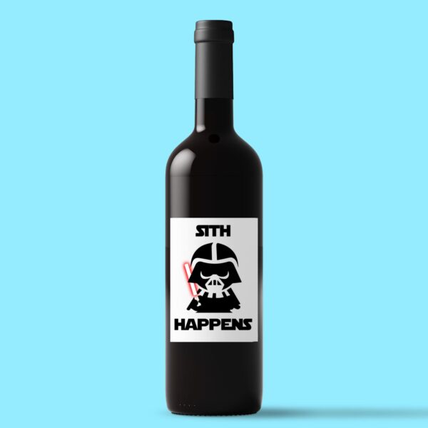 Sith Happens - Geeky Wine/Beer Labels - Slightly Disturbed - Image 1 of 1