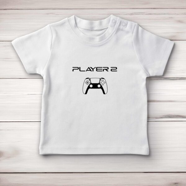 PS Player - Geeky Baby T-Shirts - Slightly Disturbed - Image 1 of 16