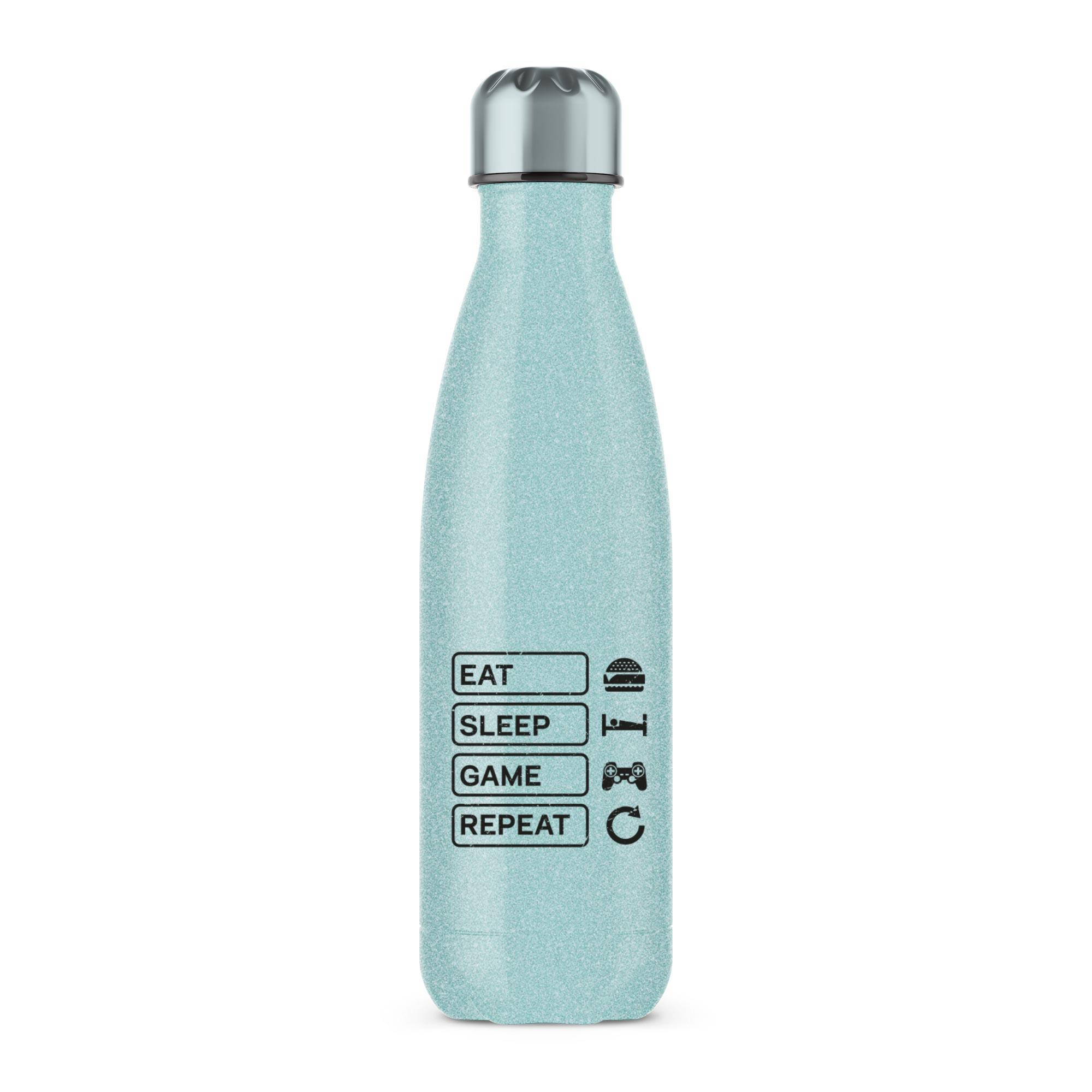 Eat Train Sleep Repeat Water Bottle