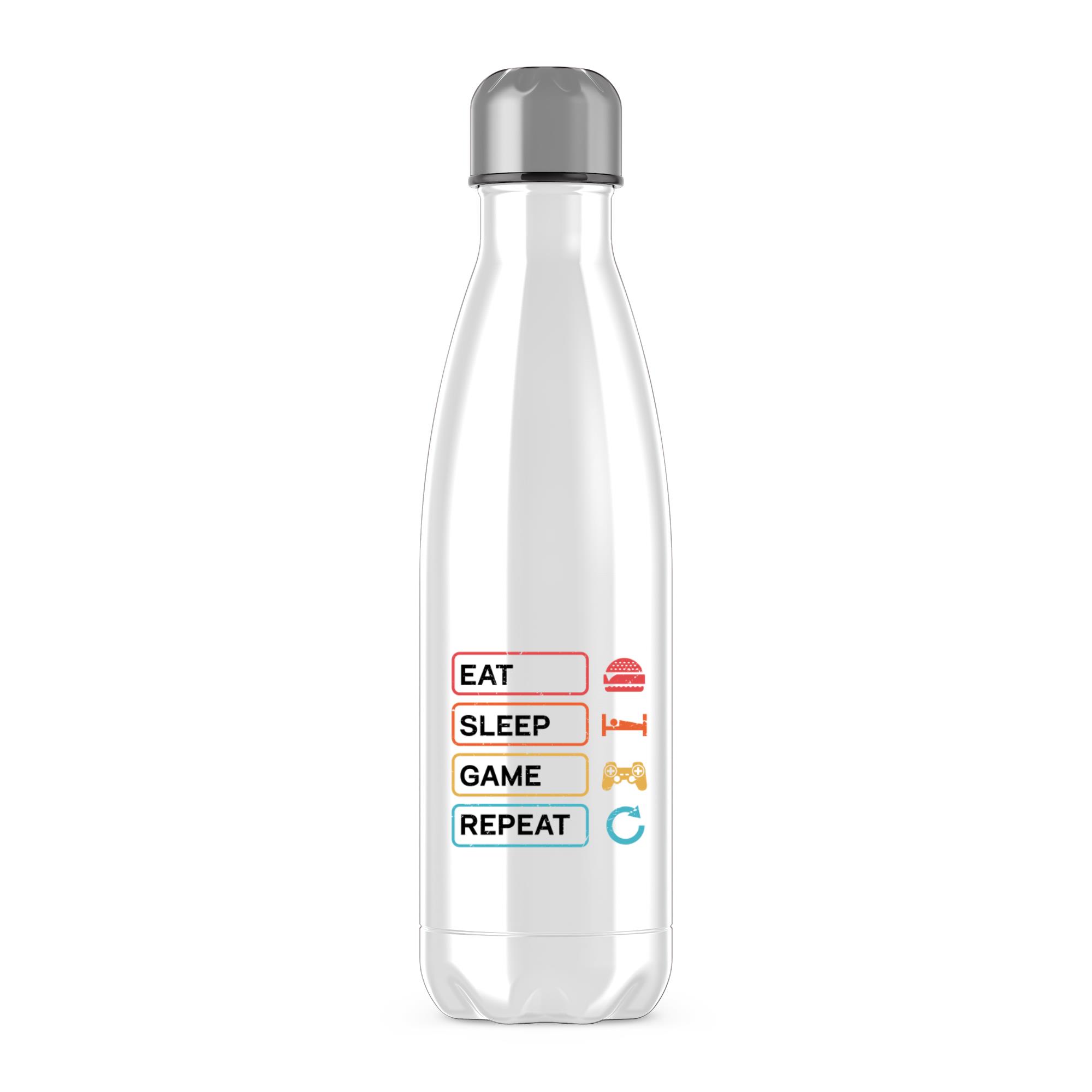 Eat Train Sleep Repeat Water Bottle