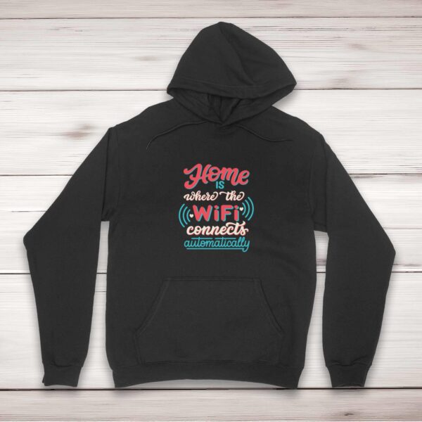 WiFi Connects Automatically - Geeky Hoodies - Slightly Disturbed - Image 1 of 2
