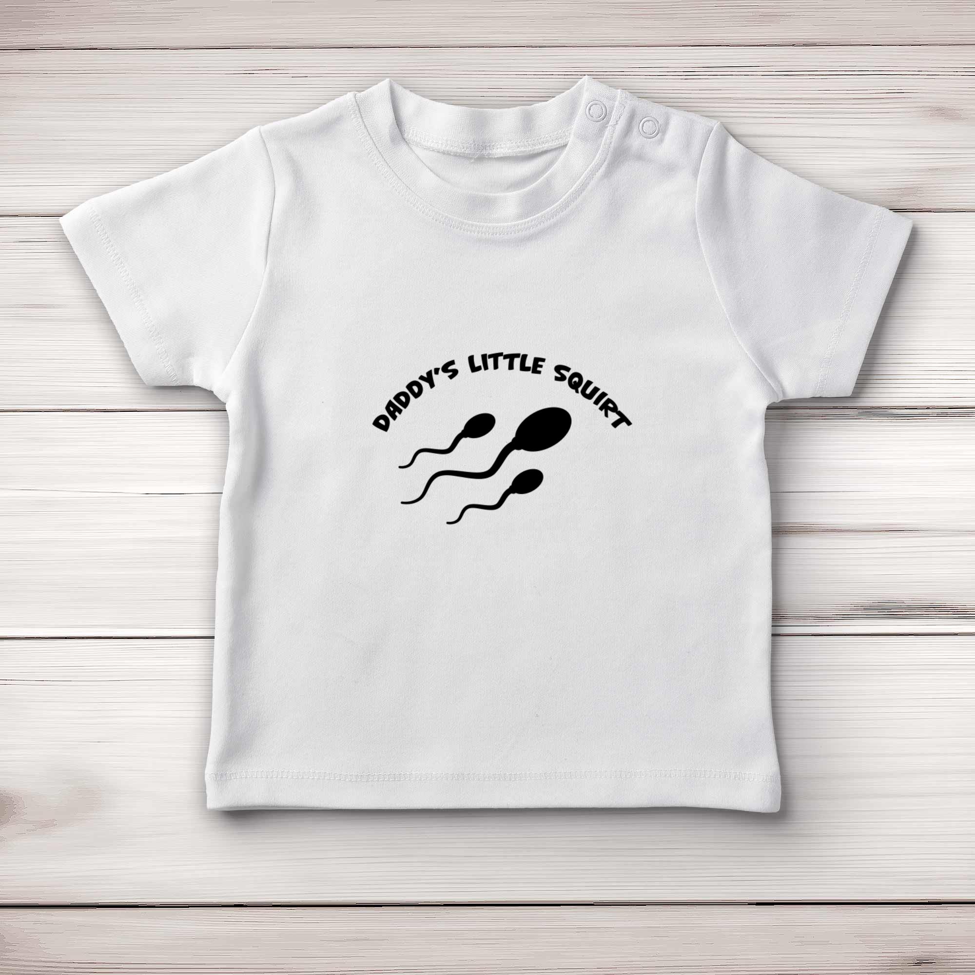 Daddy's Lttle Squirt Baby T-Shirt