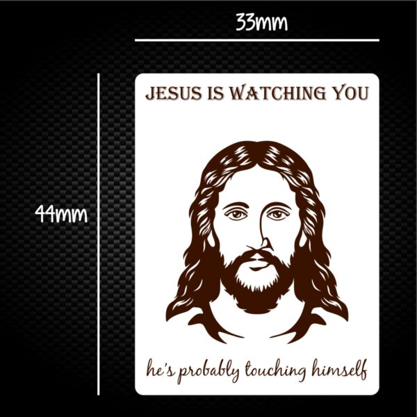 Jesus Is Watching You - Rude Sticker Packs - Slightly Disturbed - Image 1 of 1