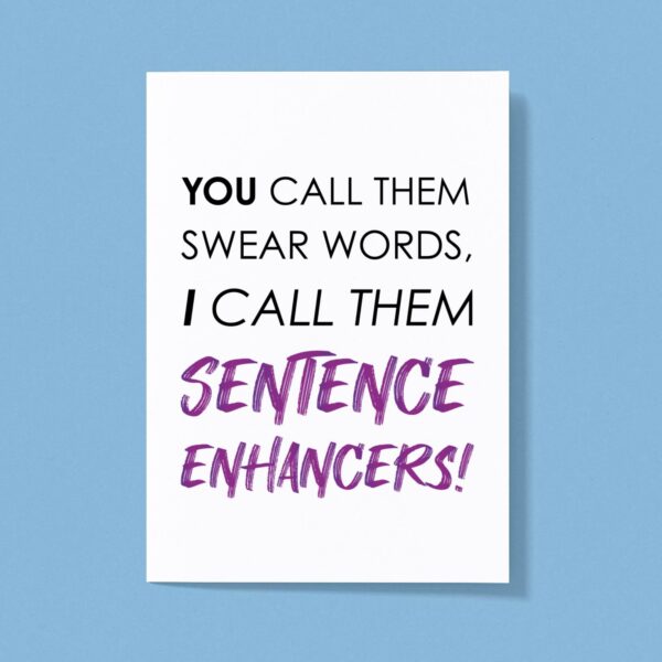 Sentence Enhancers - Novelty Greeting Cards - Slightly Disturbed - Image 1 of 1